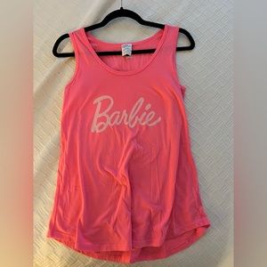 Pink Barbie tank top. Size M.